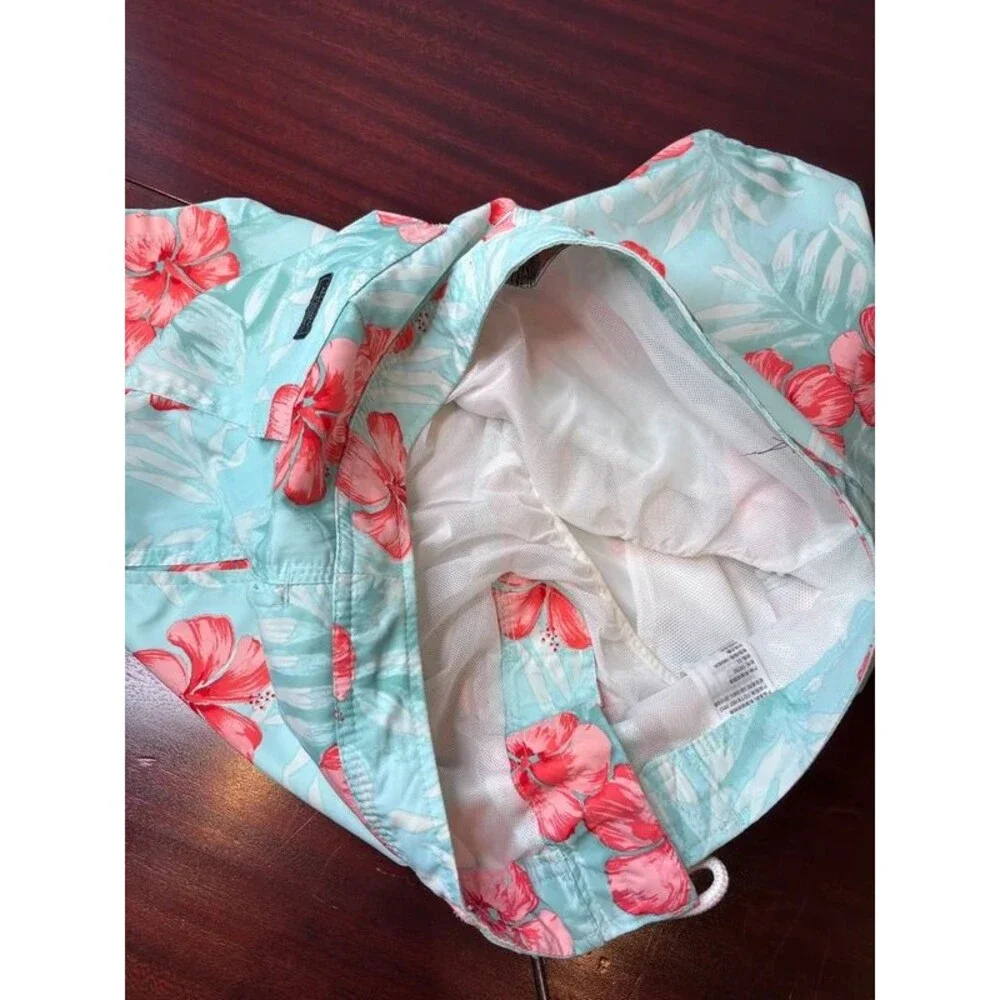 Abercrombie & Fitch Men’s 32 Floral Board Shorts Swim Trunks Hibiscus Y2K